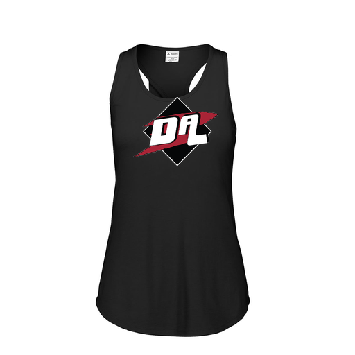 [3078.K94.S-LOGO1] Ladies Tri Blend Tank Top (Female Adult S, Black, Logo 1)