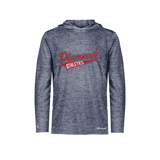 [FOLHCGNV-AS-LOGO2] Men's Charge Hoodie (Adult S, Navy, Logo 2)