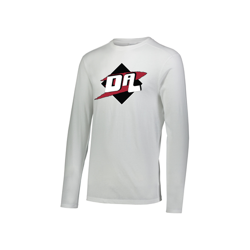 [3076.005.S-LOGO1] Youth LS Ultra-blend T-Shirt (Youth S, White, Logo 1)