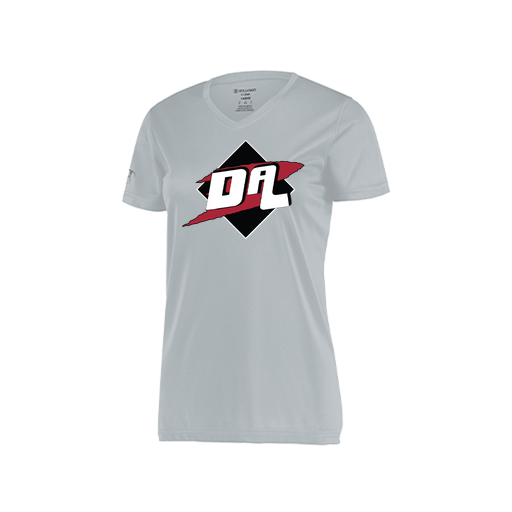 [222820.099.S-LOGO1] Ladies Movement Dri Fit Shirt (Female Adult S, Silver, Logo 1)